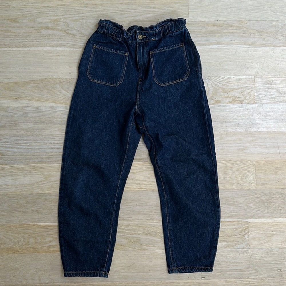 Zara Dark Blue Ankle Jeans